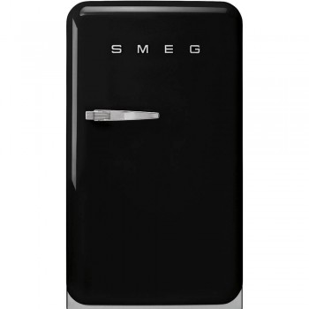 SMEG FAB10RBL6 Minibar anni '50, monoporta, NERO, 60 cm. APERTURA DX CLASSE ENERGETICA D