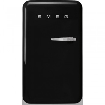 SMEG FAB10LBL6 Mini '50s, single door, NERO, 60 cm. OPENING SX ENERGY CLASS D