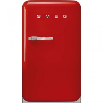 SMEG FAB10HRRD5 Minibar im 50er-Jahre-Stil, Einzeltür, ROT, 60 cm.ÖFFNUNG DX ENERGIEKLASSE D