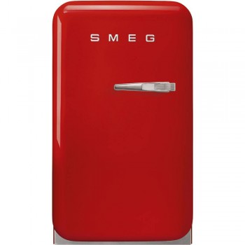 SMEG FAB5LRD5 Minibar 50's, ROSSI, 40 cm. OPENING SX ENERGY CLASS D
