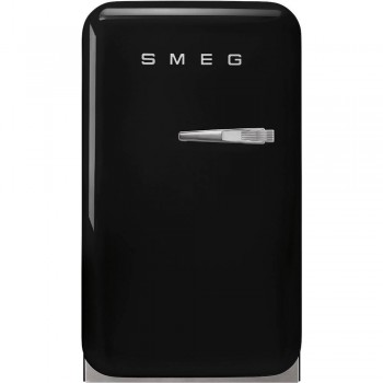 SMEG FAB5LBL5 Minibar anni '50, NERO, 40 cm. APERTIRA SX CLASSE ENERGETICA D