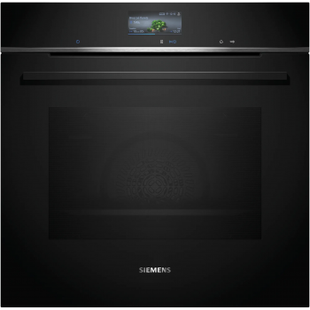 Siemens iQ700 60 x 60 cm recessed oven Black HB776G1B1