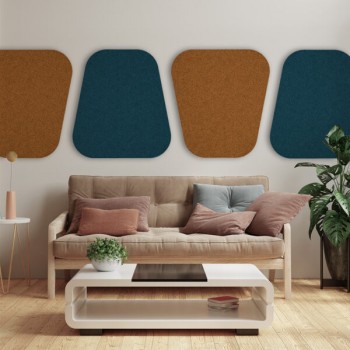 NOVERB FONOASSORBENTE: poliuretano espanso autoestinguente CUMA : Quantità Pacco - (pack of 6 pcs.), Scegli opzioni colore - Antracite