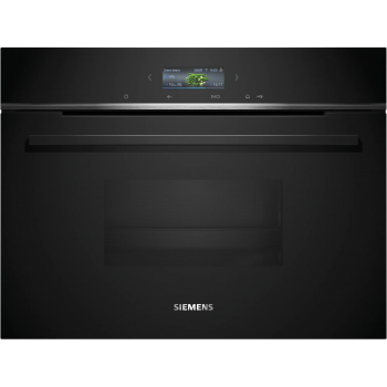 Siemens iQ700 Compact oven "steam only" from recessed 60 x 45 cm Black CD714GXB1