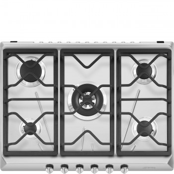 Smeg Piano cottura Gas 70/75 cm Estetica Contemporanea SRV576O