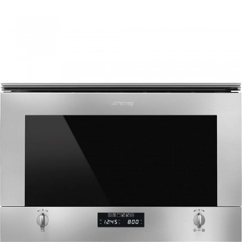 SMEG MP422X1 Microonde vertieft Microonde mit Grill Edelstahl