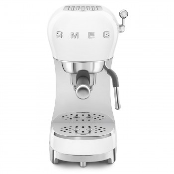 SMEG Manuelle Espressomaschine im 50er-Jahre-Stil ECF02WHEU