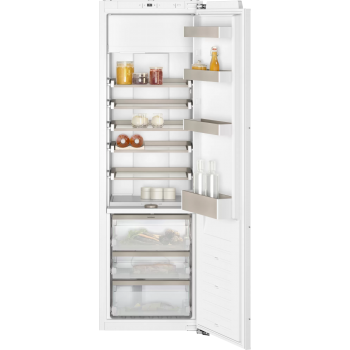 Gaggenau  200 series Vario built-in fridge with freezer section 177.5 x 56 cm soft close flat hinge RT289200