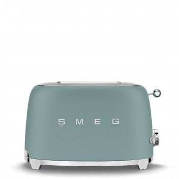 SMEG Tostapane Verde smeraldo, Opaco Estetica 50's Style TSF01EGMEU