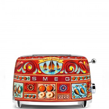 SMEG Tostapane 2 Scheiben Sizilien ist meine Liebe SMEG & Dolce&Gabbana TSF01DGEU
