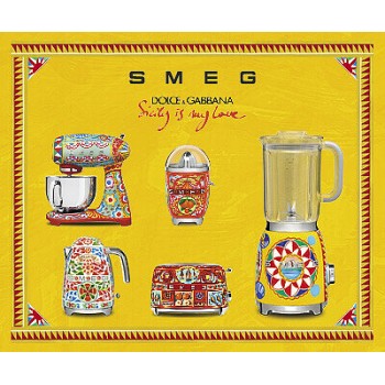 SMEG Frullatore Sicily is my love Estetica 50's Style BLF01DGEU