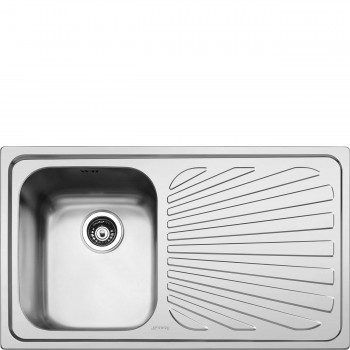 SMEG SP861D Universal Washer Welded Washer Standard Dropper Number of tanks 1 Stainless Steel