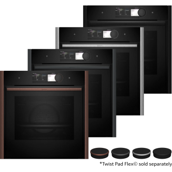 Neff N 90 Forno da incasso a vapore 60 x 60 cm Flex Design B69FY5CX0 personalizzabile : CONFIGURAZIONE CORNICE - Bronzo, TWISTPAD FLEX - Pad Bronzo