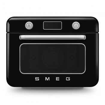 SMEG COF01BLEU black combined steam oven