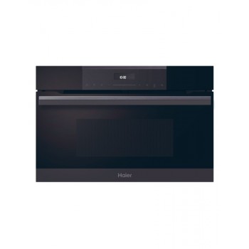 HAIER HWO38MG6HXB, Da incasso, Microonde con grill, 34 L, 900 W, Touch, Nero