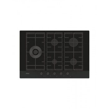 Haier I-Move Serie 6 HAVG7WL4HBPB, Schwarz, Eingebaut, 74,5 cm, Gas, 5 Brenner