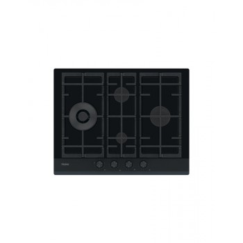 Haier Series 6 HAVG5D4HB Black Built-in Gas 4 Stove-i