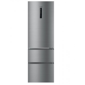 Haier 3D 60 Serie 3 HTR3619ENMN frigorifero con congelatore Libera installazione 348 L E Argento