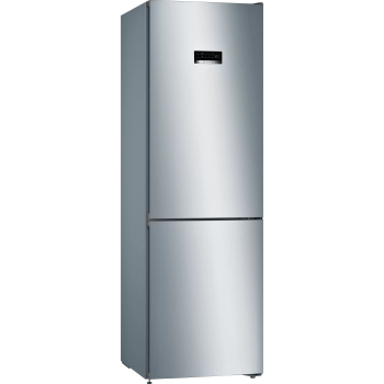 Bosch  Serie 4 Frigo-congelatore combinato da libero posizionamento 186 x 60 cm Inox look KGN36MLEB