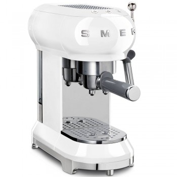 SMEG Coffee machine ECF01WHEU White Aesthetic Line Years 50