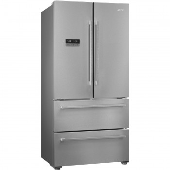 FRIGO Refrigerator Free installation 2 Doors and 2 Aesthetic Drawers Universal FQ55FXDE
