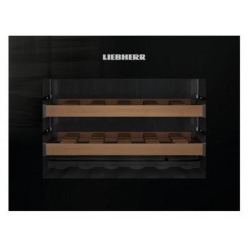 Liebherr WKEGB 582 Recessed wine cellar cm. 60 h. 45 - 18 bottles - black glass