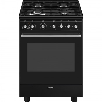 SMEG Kitchen with gas hob 60x60 cm Classic Aesthetics CX61GMBL