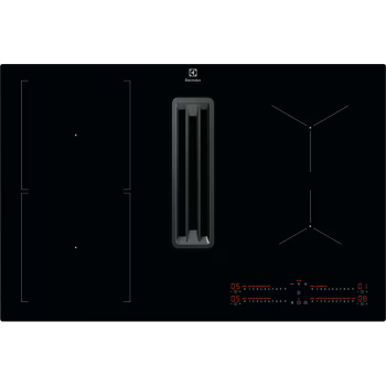 Elektrolux KCC83443CK Induktionsplan mit integrierter Haube Brücke mit eXtractor Filter Version