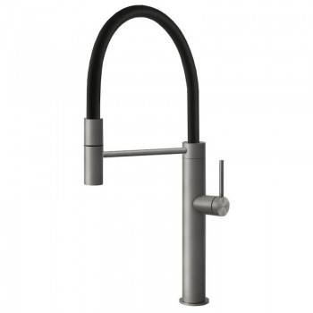 Gessi semi pro monocommand mixer Kitchen 60010 239 finish Steel Brushed