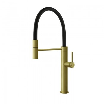 Gessi Mixer semi pro monocommand Kitchen 60010 727 finish Brass Brushed