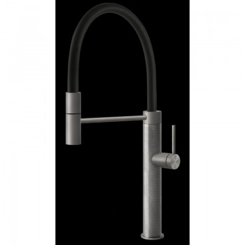Gessi Mixer semi pro monocommand Kitchen Cesello 60014 239 finish Steel Brushed