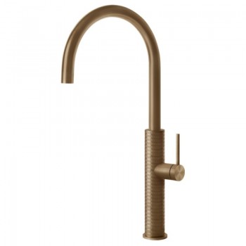 Gessi Einhebelmischer Küche Meccanica 60018 726 Warm Bronze Gebürstetes Finish