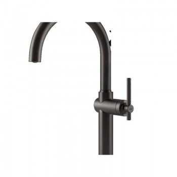 Gessi Habito 60670 707 monocommand mixer finish Black Metal Brushed