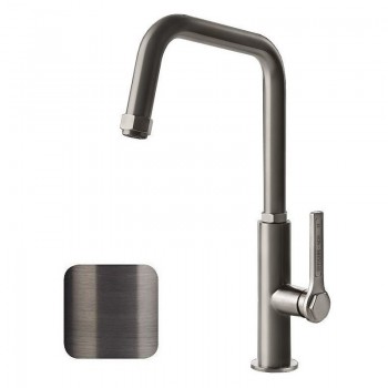 Gessi Mixer Einzelkommando Officine - Gessi 60051 707 Finish Schwarz Metall gebürstet