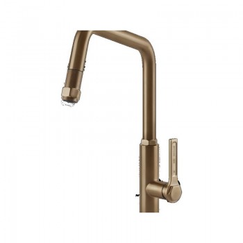 Gessi Mixer Einzelkommando Officine - Gessi 60053 726 Finish Warme Bronze gebürstet
