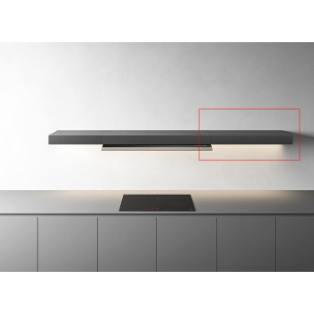 Falmec Zubehörmodul 90 cm - Schwarz - Schwarz Kcl.452NF