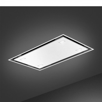 SMEG 90cm Ceiling Extractor Hood Universal Aesthetics KSCB94WH