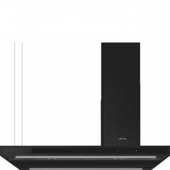 SMEG 120cm Island Hood Universal Aesthetics KLTI12L4MB