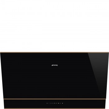 SMEG Dekorative Wand-Dunstabzugshaube 90 cm Ästhetik Dolce Stil Novo KV694R