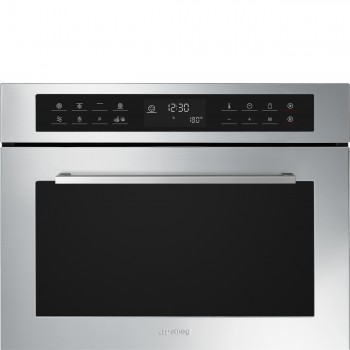 Smeg SF4400MCX1 Forno Selezione 45 cm Microonde Combinato Acciaio Inox