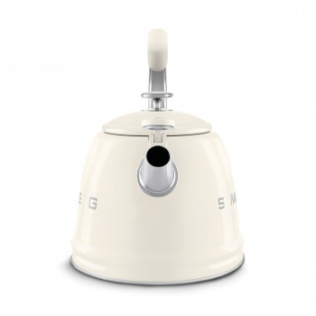 SMEG Wasserkocher WKF01CR Wasserkocher für den Herd Creme Ästhetik 50er Jahre Stil