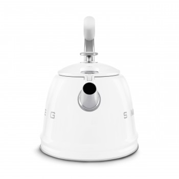 SMEG WKF01WH Electric Smooth Kettle for Stovetop White Aesthetic 50's Style