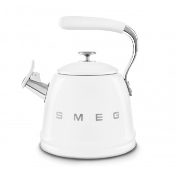 SMEG Bollitore elettrico a fiscio   WKF01WH Bollitore per piano cottura Bianco Estetica 50's Style