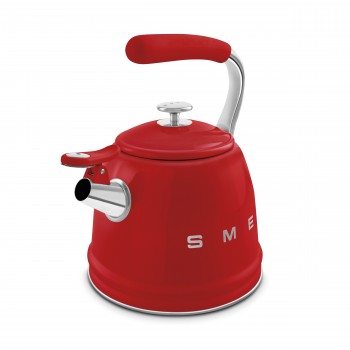 SMEG WKF01RD Smooth Electric Kettle for Smooth Red Aesthetic 50's Style