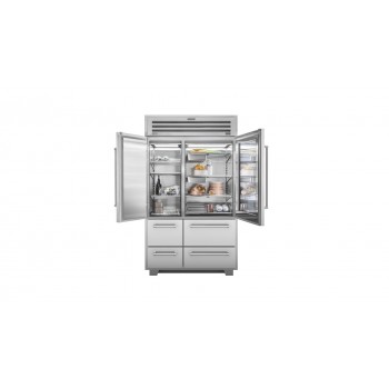SUB-ZERO refrigerator/freezer with ice maker and glass door ICBPRO4850G