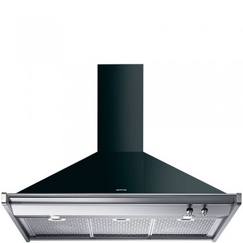 Smeg KD100HNE Estetica classica EAN13 8017709211639 Decorativa murale Classica Nero 100cm