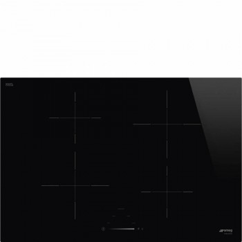SMEG SI4742D Ästhetische Kochplan Universal Induktion 7075 cm Schwarz Incasso Semifilo mit Möglichkeit versenkt zu Draht