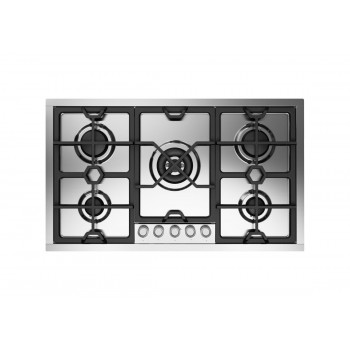 Ilve Stovetop HCPMT95D Panoramagic Gas cooker cm 90 stainless steel