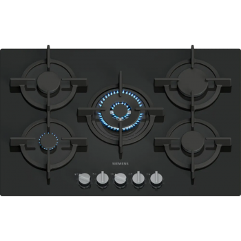 Siemens EP7A6QI10 IQ500 Gas Hob 75 cm Black Tempered Glass