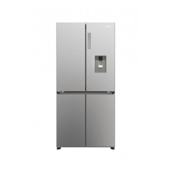 Haier HCR3818EWMM 3 seitlich nebeneinander Kühlschrank - cm. 83 h. 182 - Lt. 463 - Platin-Edelstahl